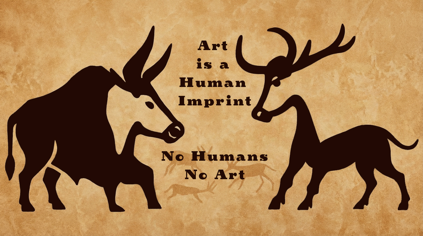 Art is a Human Imprint. No Humans, No Art